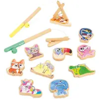 Janod Applepop Fishing With Tweezers Game Veelkleurig Kinderen