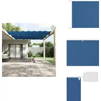 vidaXL Verticale Luifel - Verticale Luifels - Luifel - Verticaal Scherm - Luifel verticaal 140x800 cm oxford stof blauw