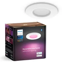 Philips Hue inbouwspot Slim - White and color - 90mm - wit