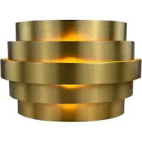 Highlight Design wandlamp Scudo goud 25cm