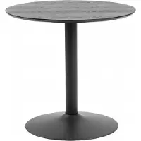 Actona Ibiza Koffietafel Ash Matt Black - Ø80 x 74 cm