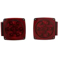 Seachoice Waterproof Trailer Led Light Kit Rood