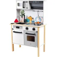 Hape Moderne Smart Speelkeuken - Interactief Keukenspeelgoed met Licht en Geluid, 3 Jaar+