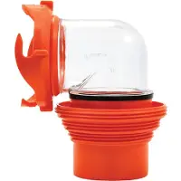 Camco Bayonet Elbow Fitting With 4 In 1 Adapter Rood
