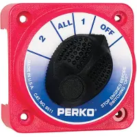 Perko No Locking Compact Battery Switch Rood