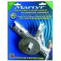 Martyr Anodes Aluminium Yamaha 60-90hp Anode Zilver