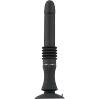 You2Toys Portable Fucking Machine Stotende en Vibrerende Zuignap Vibrator met Krachtige Motoren 28.5 cm – Zwart