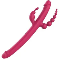 Dream Toys Dreamtoys - Vibrator voor vagina en clitoris - Oplaadbaar, 4 armen - Roze