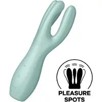 Satisfyer Threesome 3 - oplaadbare clitoristriller (mint)