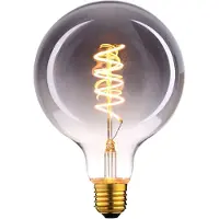 Highlight E27 Filamentlamp LED - Globe 125 - 9W dimbaar - Smoke