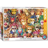 Eurographics Venetian Masks Puzzel (1000 stukjes)