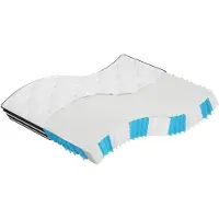 vidaXL Pocketveringmatras middelhard 160x200 cm