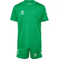 Hummel Trainingspak groen / wit