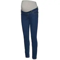Mamalicious Jeggings 'AKIN' donkerblauw