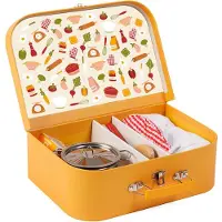 Eurekakids Professional Toy Suitcase With 26 Accessories-chef Oranje Kinderen