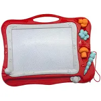 Eurekakids Portable Creative Magnetic Whiteboard With Rainbow Base-magnetic Board Rood
