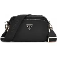 GUESS Schoudertas 'ECO GEMMA CROSSBODY CAMERA' goud / zwart