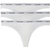 Calvin Klein Underwear String zwart / wit / natuurwit