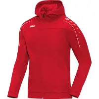 Jako Sportjas donkerrood / wit