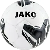 Jako Lightbal Glaze Voetbal Wit - Zwart 5