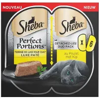 Sheba - Kattenvoer Perfect Portions Adult kip in loaf 3 pack (2x37,5 g) 1x8