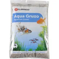 Flamingo Aquarium – Grind Gruzo Fijn – aquarium grind – fijn grind voor aquarium – grijs – 43x29x7 cm – 10 kg – gebruiksklaar – Europese kwaliteit