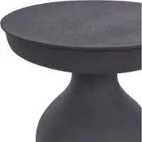 Beliani TENJO - Bijzettafel - Zwart - Metaal