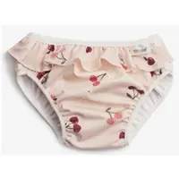 Imse Vimse - Vimse - Cherry frill - Wasbare zwemluier met roesjes - M | 7-10 kg - Leuke print - Gemakkelijk in gebruik - OEKO-TEX gecertificeerd