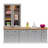 Lundby Knuffels lichtbruin / lichtgrijs / lichtgroen / magenta