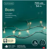 Lumineo Kerstverlichting - 720 led - warm wit - 5400 cm - Kerstverlichting kerstboom