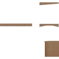 vidaXL Windscherm - Windschermen - Scherm - Schermen - Windscherm 9-panelen 1200x120 cm stof taupe