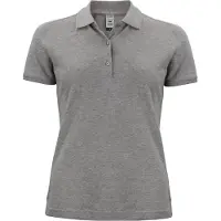 Clique Classic OC Polo Ladies Grijsmelange maat L dames