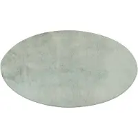 Lalee Heaven - Ronde Vloerkleed - Tapijt – Karpet - Hoogpolig - Superzacht -comfy Fluffy - rabbit fur- 120x120 cm Rond Jade groen