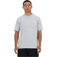 New Balance Shirt 'Essentials' grijs gemêleerd / wit