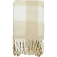 Boel&Jan Minou Plaid 130x170 Cm - Plaids & dekens Acryl Beige - 2354583