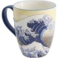 Tokyo Design Studio Tokyo Design Kawaii - mok - Hokusai - 380ml - Big wave - porselein