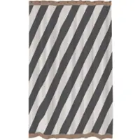 Mette Ditmer Diagonal douchegordijn 150x200 cm Dark grey