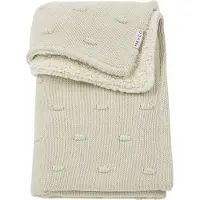 Meyco Deken Babybedje Knots Teddy Soft Sand 100x150