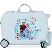 Disney Joumma Bagsvoor mannen/jongens. 4059821 Frozen Awesome Moves Kinderkoffer met 2 multidirectionele wielen -38x50x20cm (OSFA), Casual, Grijs,