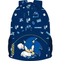 Sonic 42 Cm Backpack Blauw Kinderen