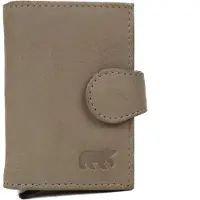 Bear design Elsie Mini Portemonnee met RFID Bescherming – Pasjeshouder voor 7 Pasjes – Met Briefgeldvak & Muntgeldvak - Feather