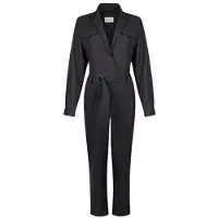 Aaiko Dames Jumpsuits Jessie Pinstripe Vis 548 - Zwart - Maat XS