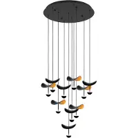Eglo Stars Of Light Design Hanglamp Dracera - Zwart - Warm Wit - 10x12,3w