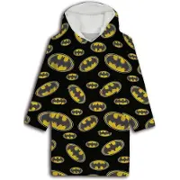 Batman hoodie poncho zwart maat XS - L - polyester
