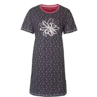 Irresistible Dames Nachthemd - Slaapkleedje - Blauw - Maat M