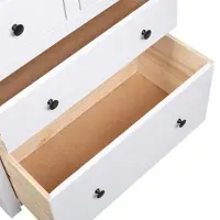 vidaXL Dressoir - Dressoirs - Houten Dressoir - Bijzetkast - Dressoir Panama Range 80x40x83 cm grenenhout wit