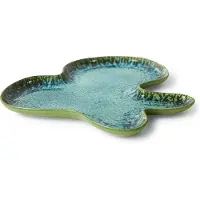 HK Living Shell serveerschaal Teal