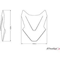 Puig V-techline Sport 20578n Sport Voorruit