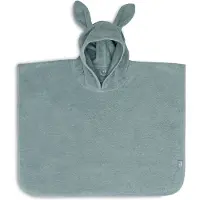 Jollein - Badponcho Baby Badstof - Badcape Kind met Capuchon - Sea Green