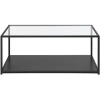Beliani MEDORA - Salontafel - Zwart - Glas